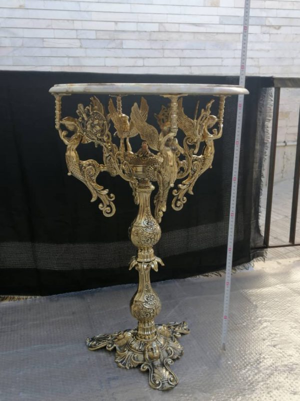 میز خاطره 4 فرشته برنزی با روی سنگ