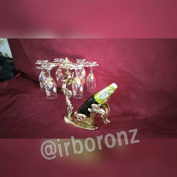 گیلاس خوری برنزی مدل ملائکه - Image 2