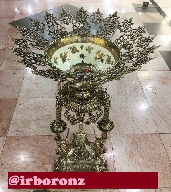 کنار سالنی برنزی کاسه مدل 3 فرشته - Image 2
