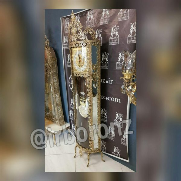 ساعت ایستاده برنزی مدل خم تاج دار پر کار - Image 2