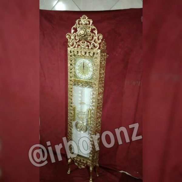 ساعت ایستاده آلیاژ برنزی مدل تسمه نیلی - Image 3