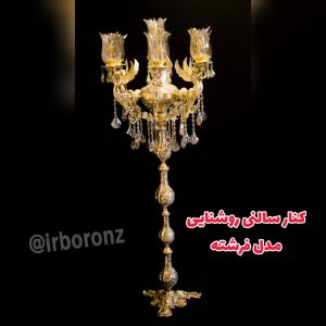 کنارسالنی روشنایی برنزی مدل فرشته